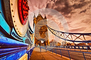 Tower Bridge London walkway