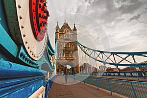 Tower Bridge London walkway