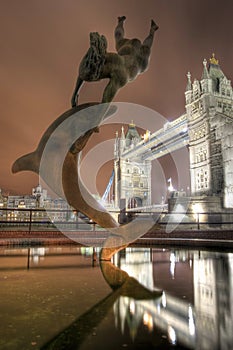 Tower Bridge at night