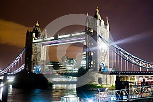 Tower Bridge At Night - London