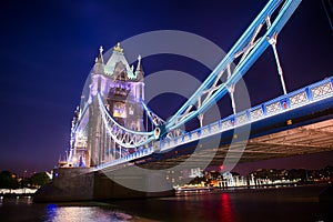 Tower Bridge by night