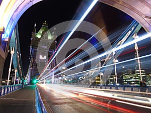 Tower bridge night photo