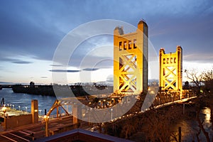 Tower Bridge in Old Sacramento photo