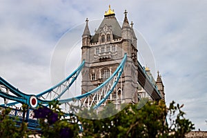 Tower Bridge on river Thames