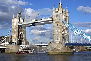 Tower Bridge, River Thames, London, England