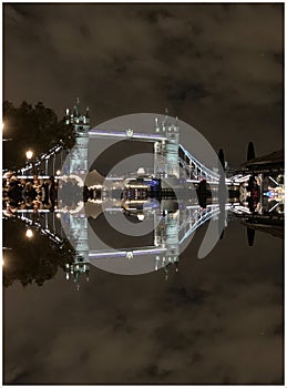 Tower Bridge and the River Thames night