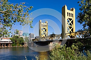 Tower Bridge in Sacramento photo