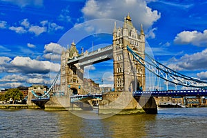 Tower Bridge and the Thames River