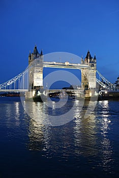 Tower Bridge at twilight- London