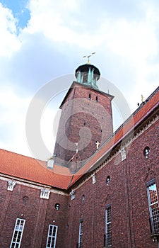 Tower of the building of a City Hall, Stockholm