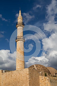 Tower and building of the Neratze Mosque photo