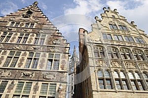 Tower and buildings in Ghent