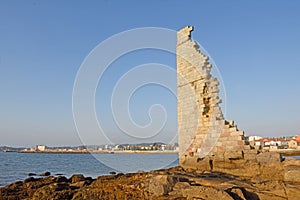 tower in Cambados, Pontevedra province, Galicia, Spain