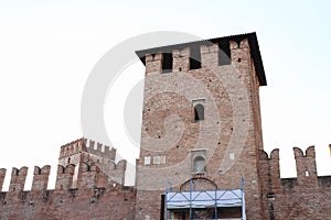 Tower of Castelvecchio Museum in Verona