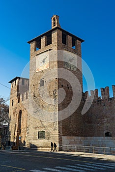 Tower of Castelvecchio in Verona