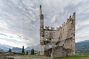 Tower and Castle in Arco di Trento, Italy