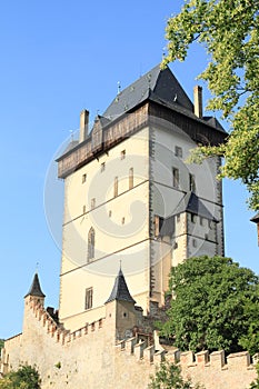 Tower on Castle Karlstejn