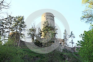 Tower of castle Zebrak