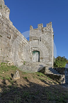 Castro Caldelas village castle Orense Galicia Spain photo