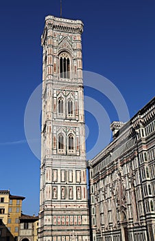 Tower of the cathedral of Florence, Italy