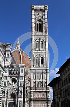 Tower of the cathedral of Florence, Italy