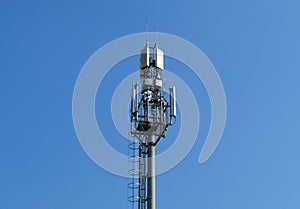 The tower cell tower with transponders. Communication technologies
