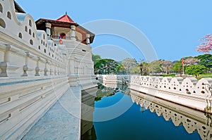 Tower and channel of famous Buddhist Temple of the