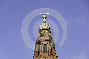 Tower of Christiansborg castle the Danish Parliament Building