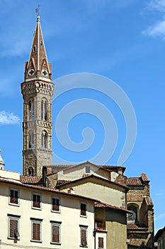 Tower church Badia Fiorentina Florence Firenze photo