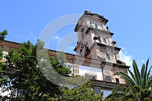 Tower of the church of Santa MarÃ­a, Cangas de OnÃ­s