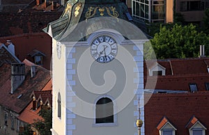 Tower of the church of St. Mary in Zagreb