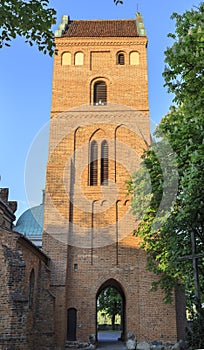 The tower of Church of the Visitation of the Blessed Virgin Mary, Warsaw