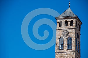 Tower clock in the centar of Bascarsija of Sarajevo city