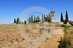 Tower clock of Historic Village of Almeida, Beira Alta Guarda Di