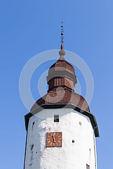 Tower with clock LÃ¤ckÃ¶ Castle