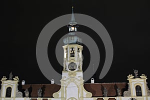 Tower with clocks of Loreta