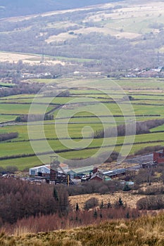 Tower Colliery disused deep coal mine South Wales, portrait