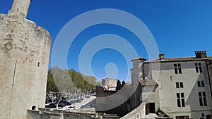 Tower of constance in Aigues-Mortes, sunny day