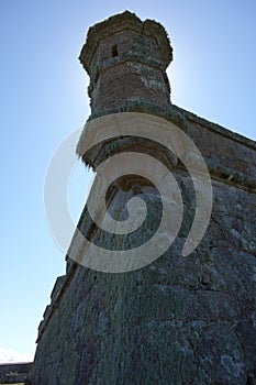 Tower on the corner - Fortress santa tereza, uruguay photo