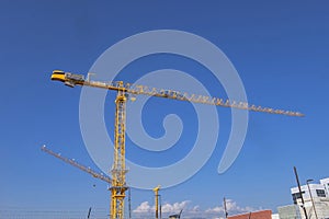 Tower crane : Tower crane is large machines used for moving heavy materials