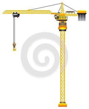 Tower crane vector