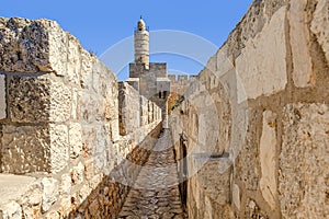 Tower of David in Jerusale, Israel.