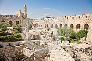 Tower of David in Jerusalem, Israel