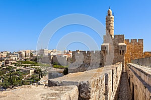 Tower of David in Jerusalem, Israel.