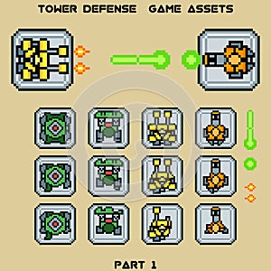 Tower defense game assets part 1