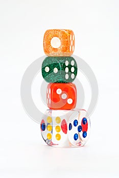 Tower of dices