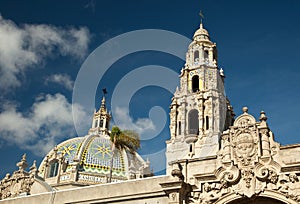 The Tower and Dome at Balboa Park, San Diego