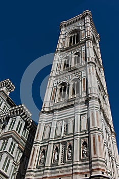 Tower of the dome of Santa Maria del Fiore church in Florence