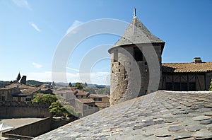 Tower of the door of the castle