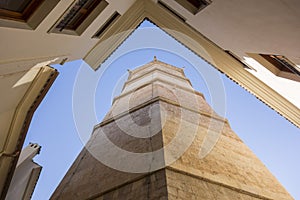 Tower El Fadri,bell tower,valencian gothic style, view from bel photo